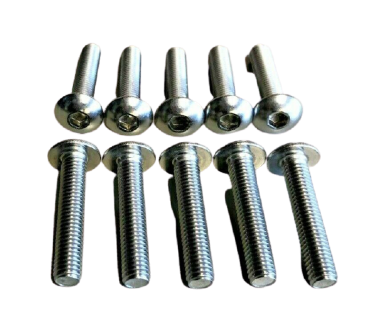 Allen key + M8x40 screw double bar fence post fixing 50 pcs.